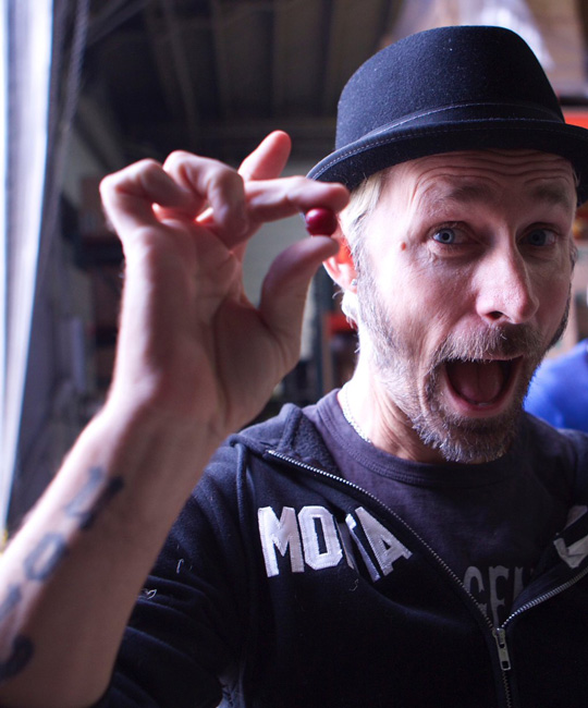 Mike Dirnt dan kopi