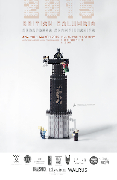 Poster British Columbia AeroPress Championship 2015