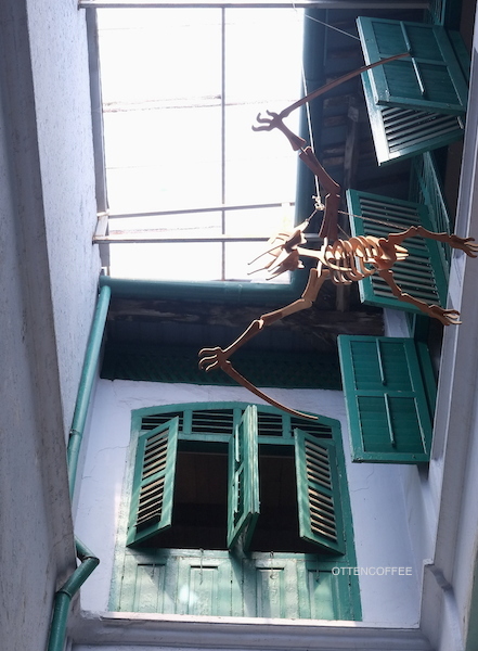 Dino terbang di langit-langit. :D