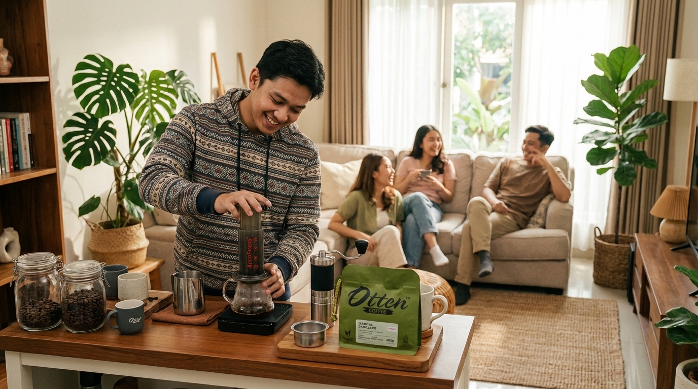 Membawa Tradisi Kedai Kopi ke Ruang Tamu Keluarga